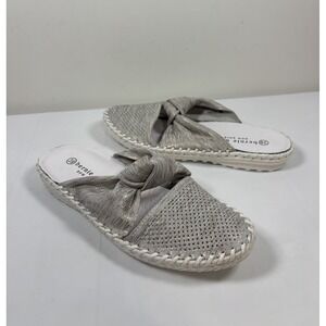 Bernie Mev NY Tara Bay Womens 39 Hand Woven Elastic Uppers Knotted Vamp Sandals